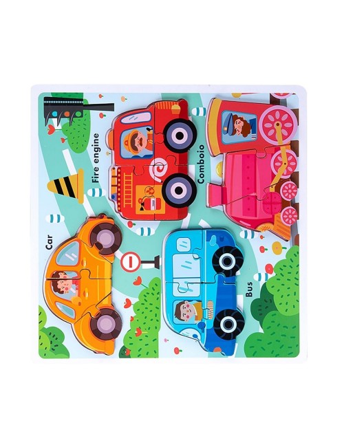 Juego Tablero Encastre Figuras Multicolor Desarrollo Motriz