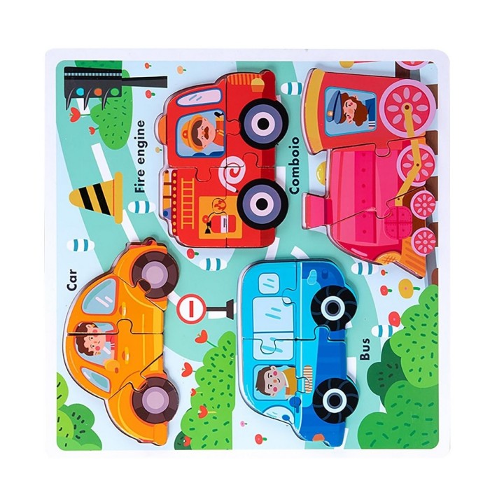 Juego Tablero Encastre Figuras Multicolor Desarrollo Motriz
