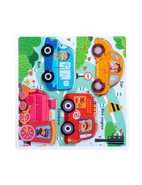 Juego Tablero Encastre Figuras Multicolor Desarrollo Motriz