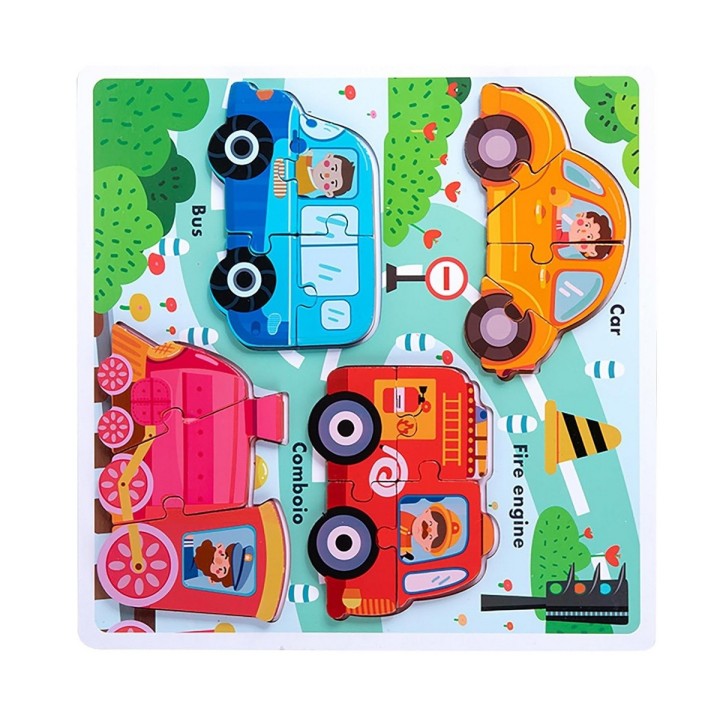 Juego Tablero Encastre Figuras Multicolor Desarrollo Motriz