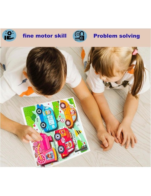 Juego Tablero Encastre Figuras Multicolor Desarrollo Motriz