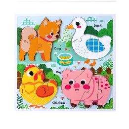 Juego Tablero Encastre Figuras Multicolor Desarrollo Motriz