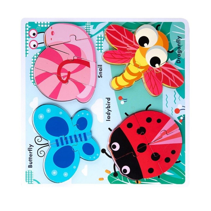 Juego Tablero Encastre Figuras Multicolor Desarrollo Motriz