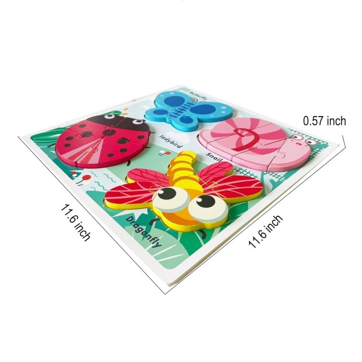 Juego Tablero Encastre Figuras Multicolor Desarrollo Motriz