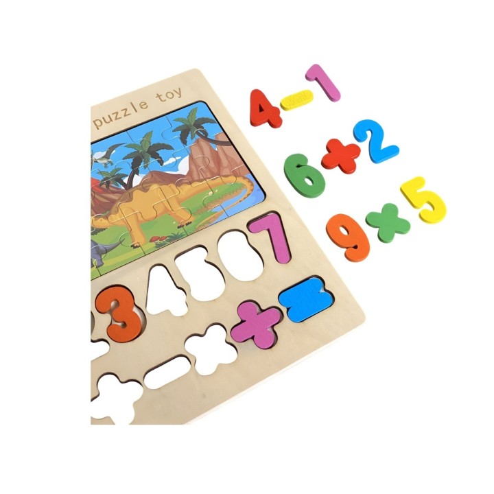 Juego Tablero Rompecabes Encastre Figuras 3 En 1 Puzzle