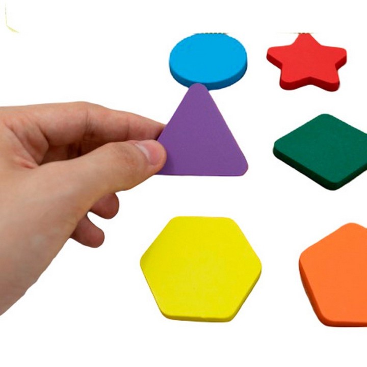 Juego Tablero Colores Encastre Figuras Desarrollo Logico