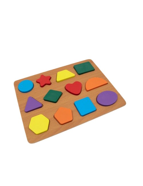 Juego Tablero Colores Encastre Figuras Desarrollo Logico