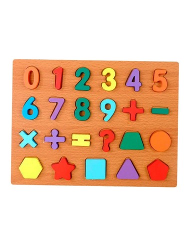 Juego Tablero Colores Encastre Figuras Desarrollo Logico