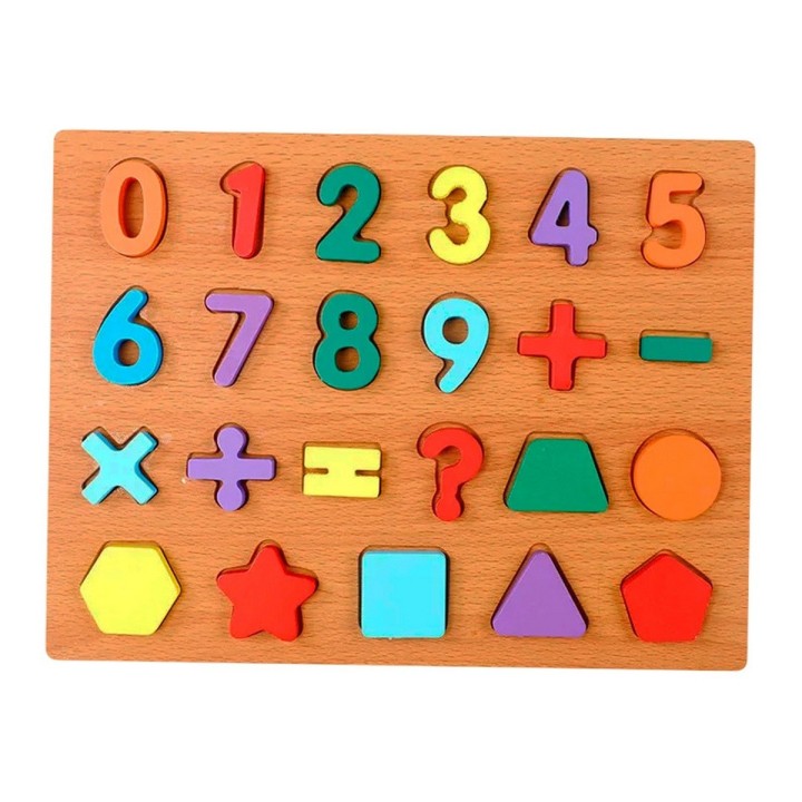 Juego Tablero Colores Encastre Figuras Desarrollo Logico