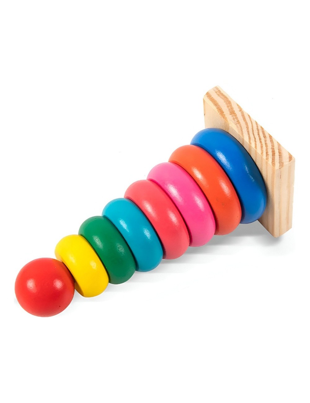 Juego De Madera Torre Encastre Madera Aprendizaje Niños