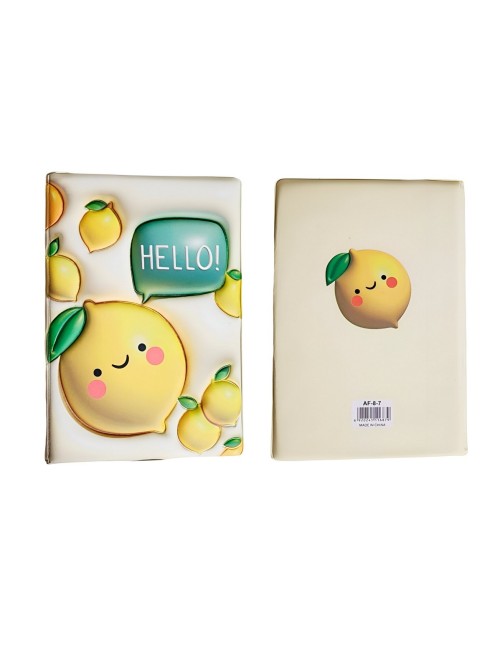 Agenda Anime Fruta Diario Portable Multicolor Unisex