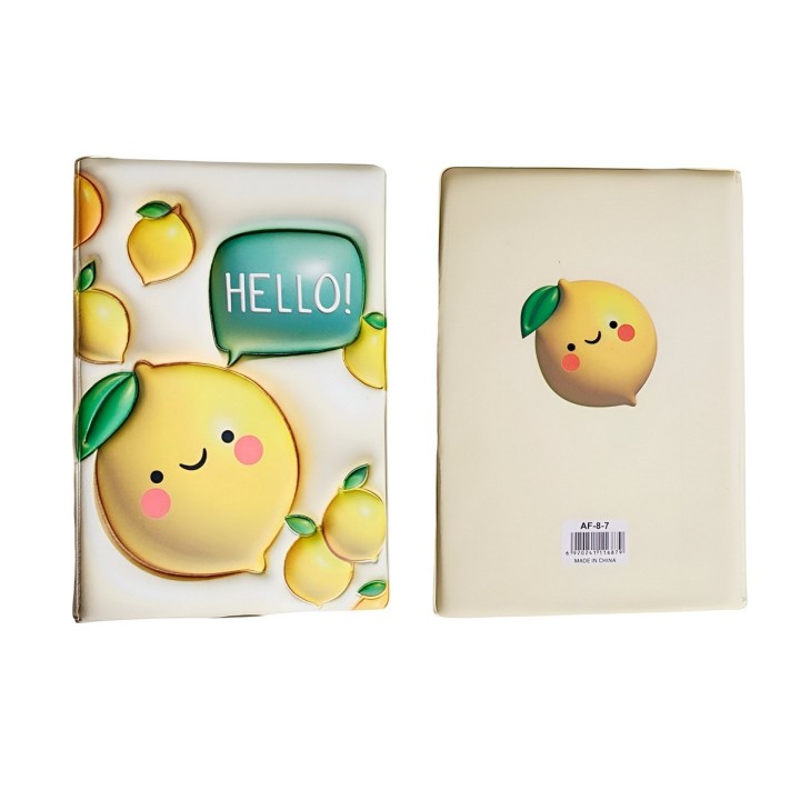 Agenda Anime Fruta Diario Portable Multicolor Unisex