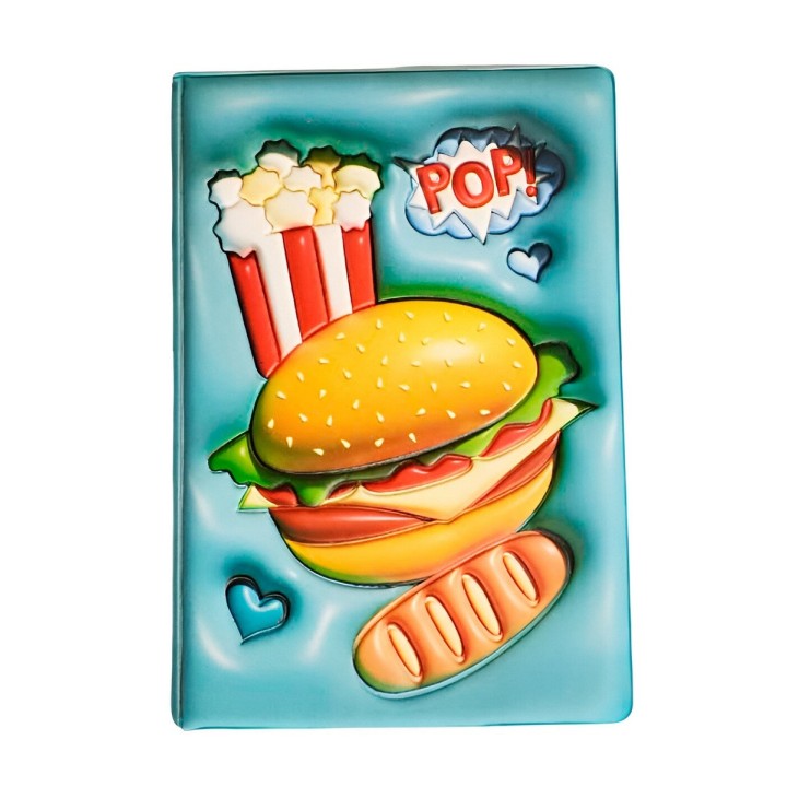 Agenda Anime Comida Rapida Diario Portable Multicolor Unisex