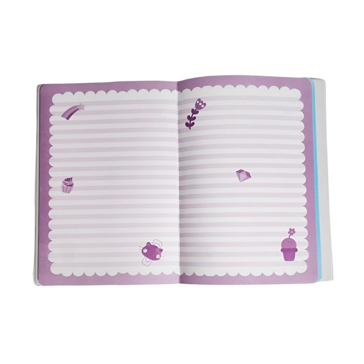 Agenda Anime Comida Rapida Diario Portable Multicolor Unisex