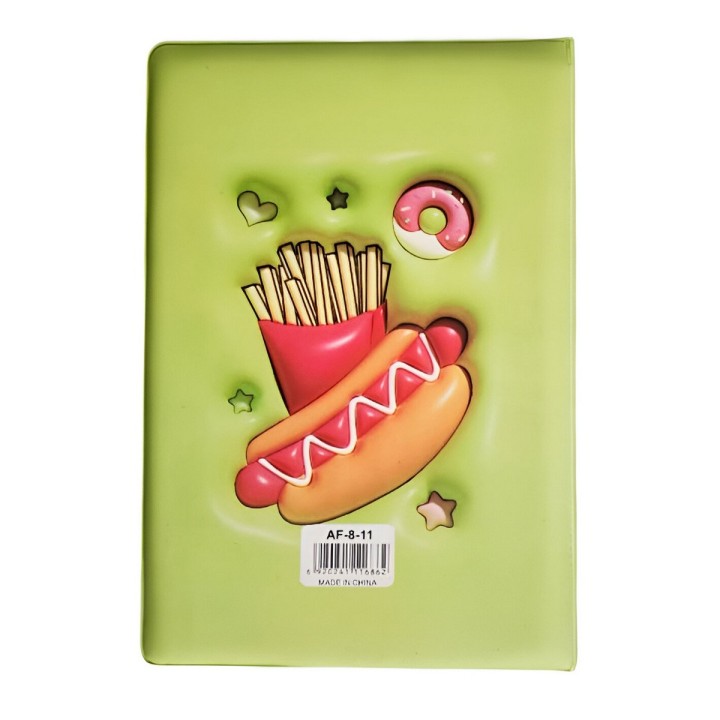 Agenda Anime Comida Rapida Diario Portable Multicolor Unisex