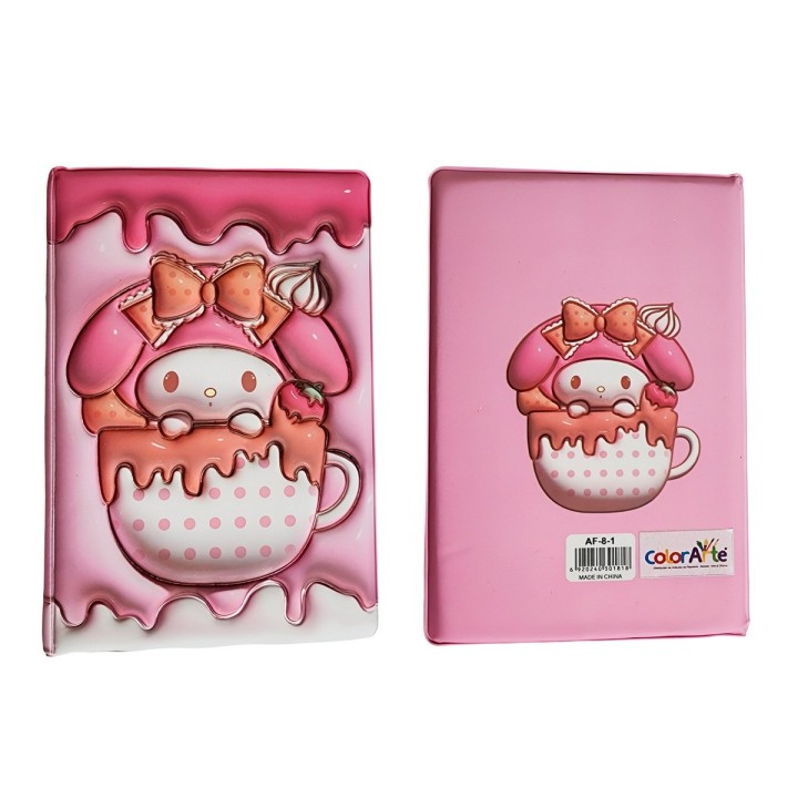 Agenda Anime Melody Diario Portable Multicolor Niñas