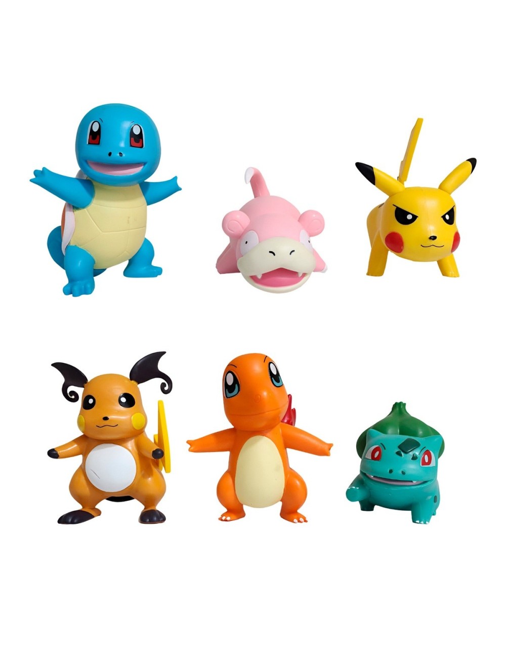 Figura Coleccionable Pokemon Evolucion Pikachu X 6 Personaje