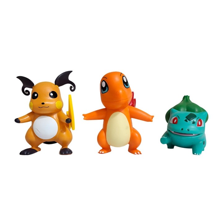 Figura Coleccionable Pokemon Evolucion Pikachu X 6 Personaje