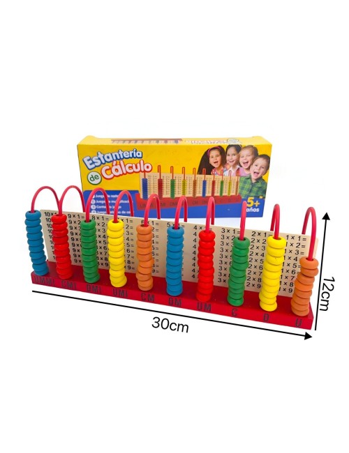 Juego De Madera Estantería De Cálculo Aprendizaje Matematica