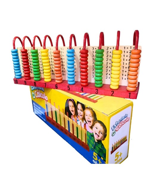 Juego De Madera Estantería De Cálculo Aprendizaje Matematica