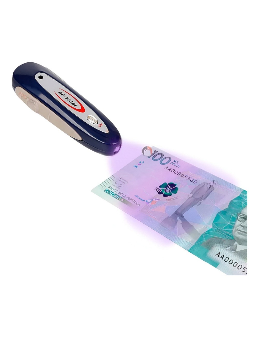 Probador De Billetes Luz Uv Detector Billetes Falsos