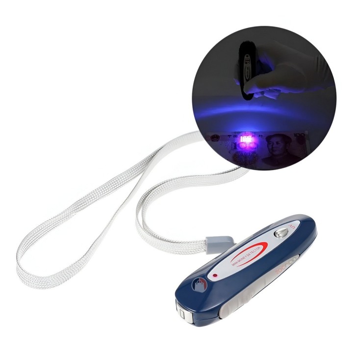 Probador De Billetes Luz Uv Detector Billetes Falsos