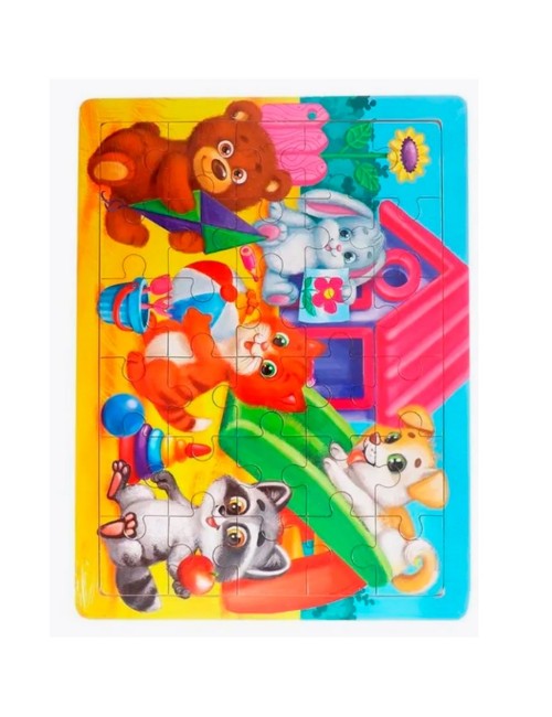 Rompecabezas En Madera Tematico Aprendizaje Puzzle Niños