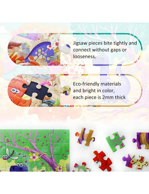 Rompecabezas En Madera Tematico Aprendizaje Puzzle Niños