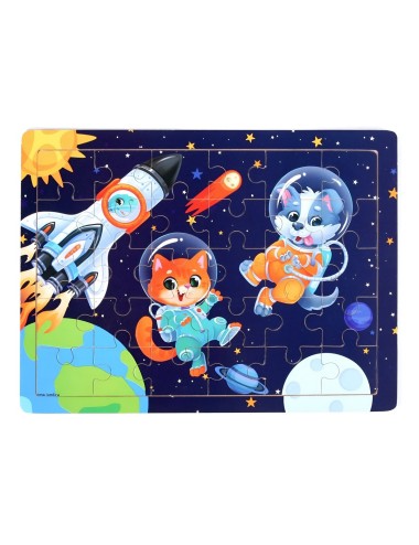 Rompecabezas En Madera Tematico Aprendizaje Puzzle Niños