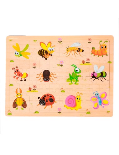 Rompecabezas En Madera Tematico Aprendizaje Puzzle Niños
