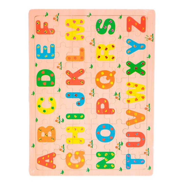 Rompecabezas En Madera Tematico Aprendizaje Puzzle Niños