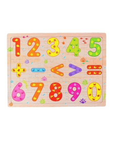 Rompecabezas En Madera Tematico Aprendizaje Puzzle Niños
