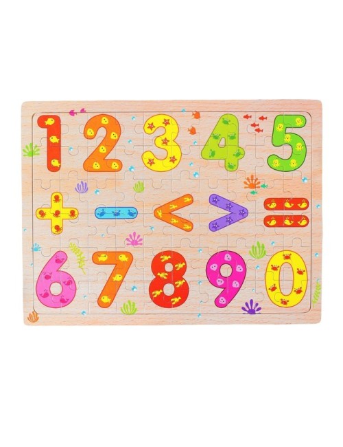 Rompecabezas En Madera Tematico Aprendizaje Puzzle Niños