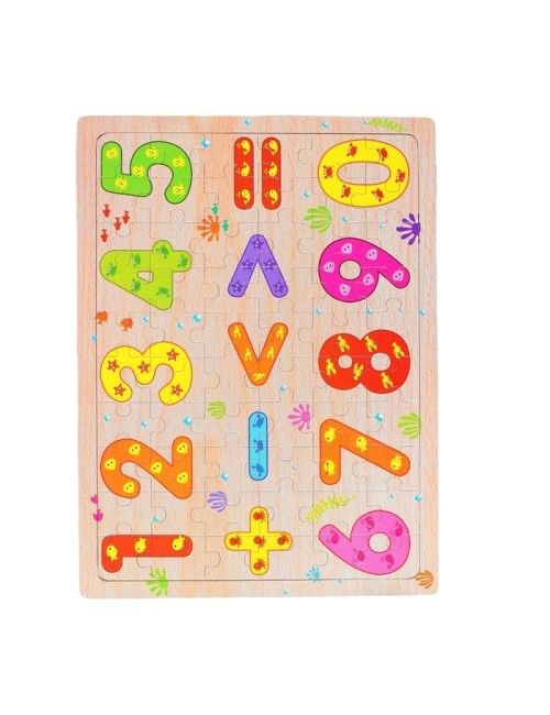Rompecabezas En Madera Tematico Aprendizaje Puzzle Niños