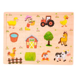 Rompecabezas En Madera Tematico Aprendizaje Puzzle Niños