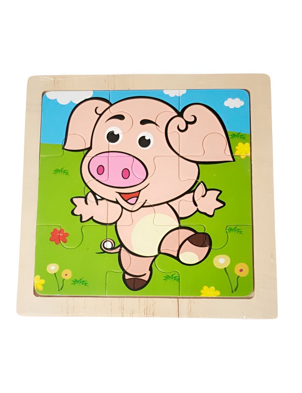 Rompecabezas Interactivo 3d Juego Didactico Personaje Color