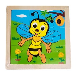 Rompecabezas Interactivo 3d Juego Didactico Personaje Color