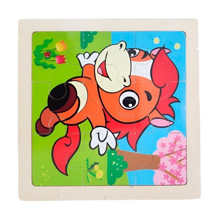 Rompecabezas Interactivo 3d Juego Didactico Personaje Color