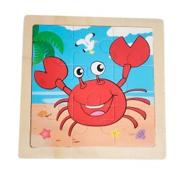 Rompecabezas Interactivo 3d Juego Didactico Personaje Color