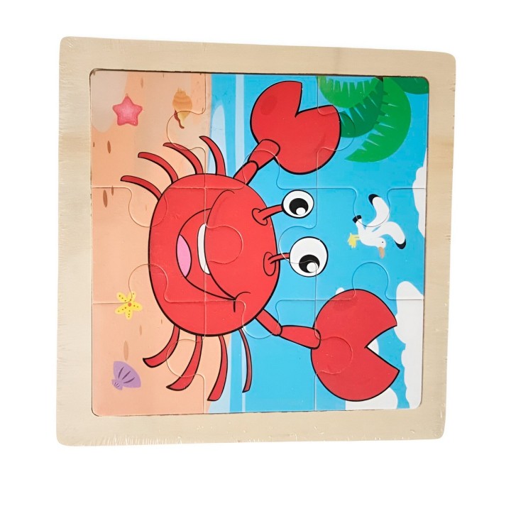 Rompecabezas Interactivo 3d Juego Didactico Personaje Color