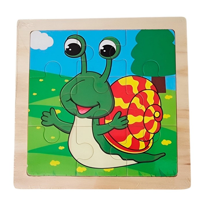 Rompecabezas Interactivo 3d Juego Didactico Personaje Color