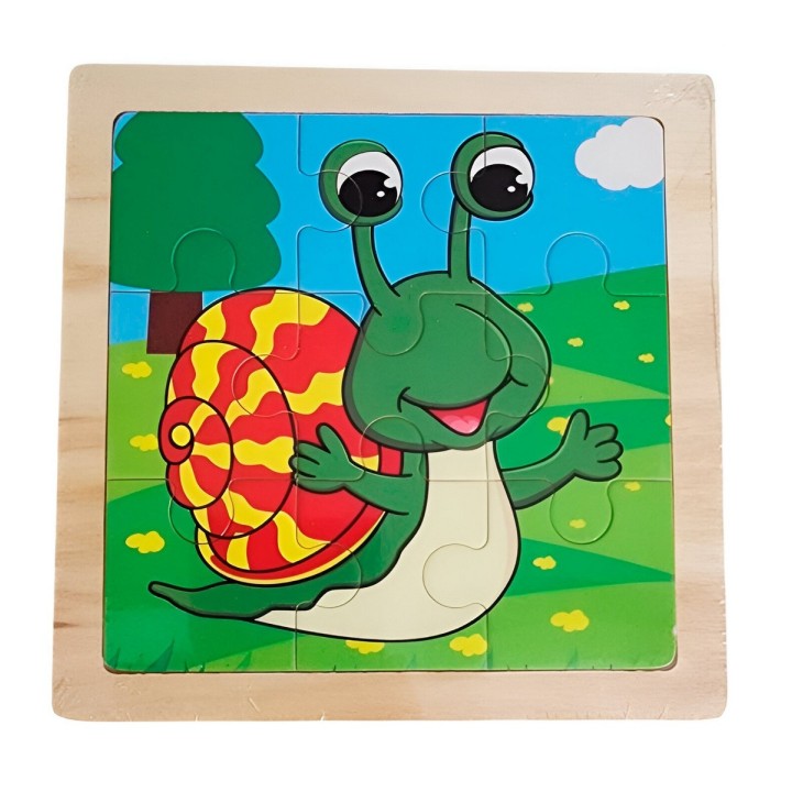 Rompecabezas Interactivo 3d Juego Didactico Personaje Color