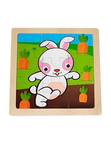 Rompecabezas Interactivo 3d Juego Didactico Personaje Color
