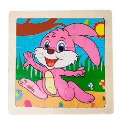 Rompecabezas Interactivo 3d Juego Didactico Personaje Color