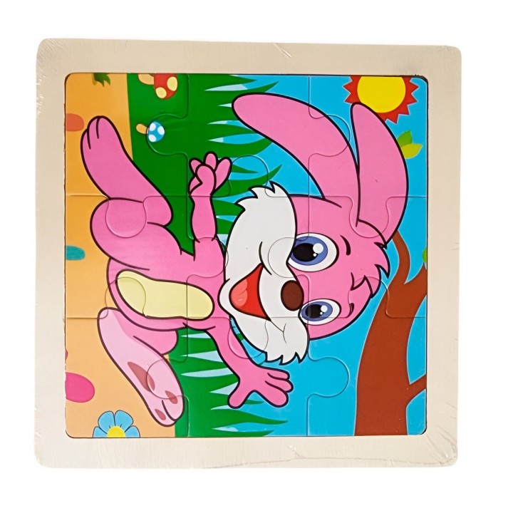 Rompecabezas Interactivo 3d Juego Didactico Personaje Color