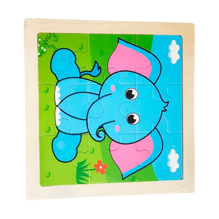 Rompecabezas Interactivo 3d Juego Didactico Personaje Color