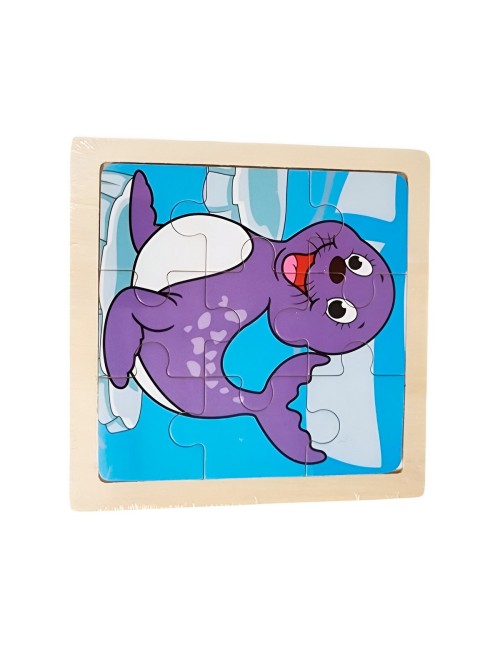 Rompecabezas Interactivo 3d Juego Didactico Personaje Color