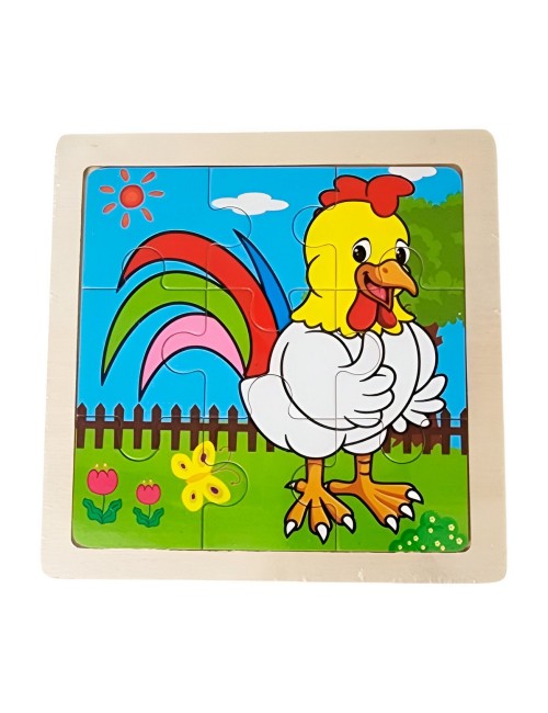 Rompecabezas Interactivo 3d Juego Didactico Personaje Color