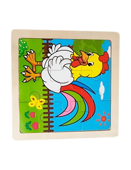 Rompecabezas Interactivo 3d Juego Didactico Personaje Color