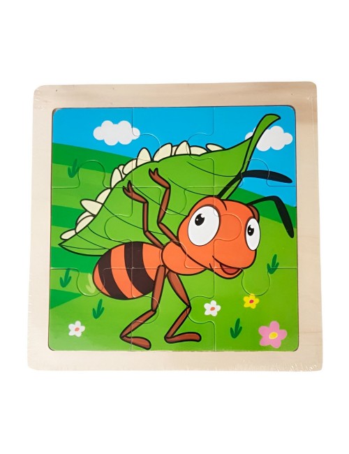 Rompecabezas Interactivo 3d Juego Didactico Personaje Color